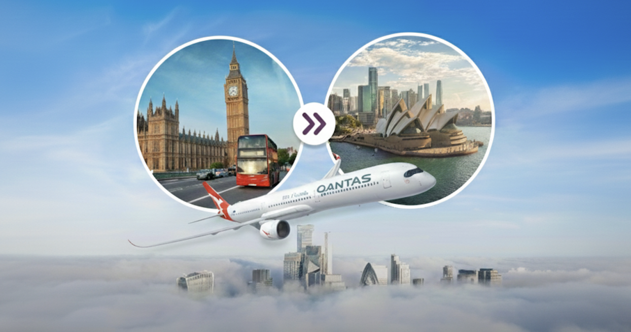 Flight between london and sydney